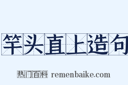 竿头直上造句是什么意思的图片